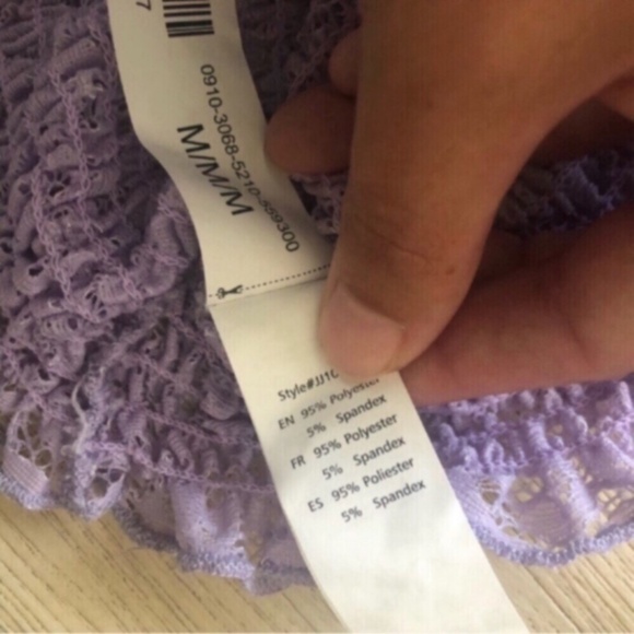 MASSIVE $10 SALE Revamped Purple Lace Blouse - Picture 7 of 7